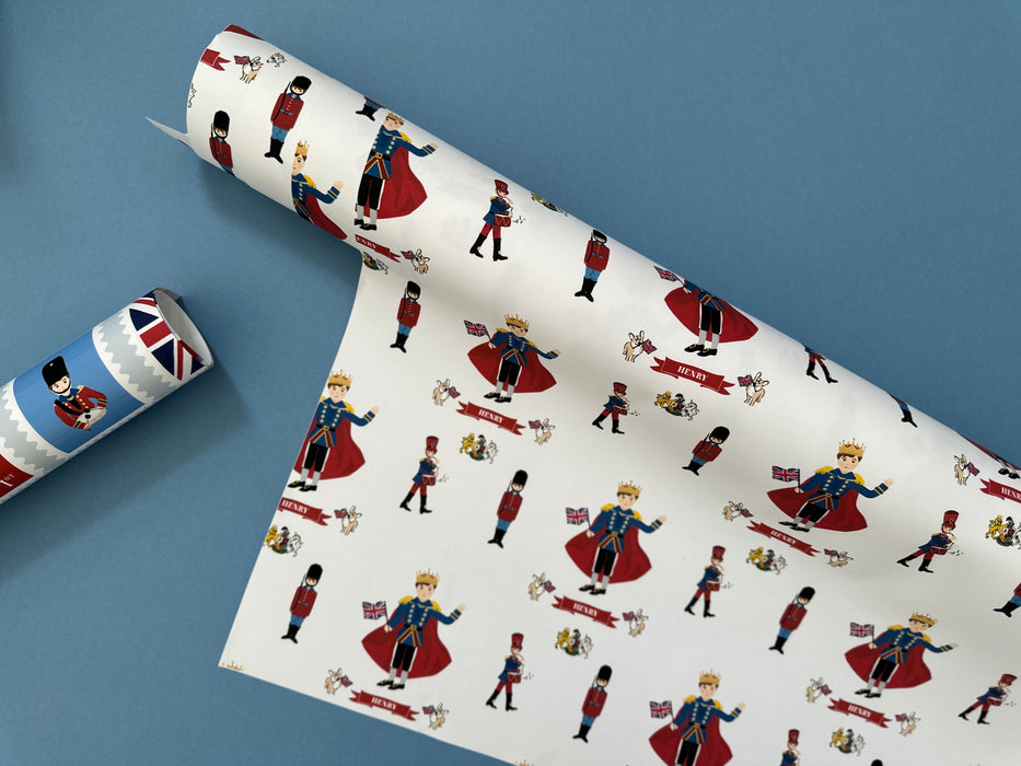 Personalised Birthday King Wrapping Paper