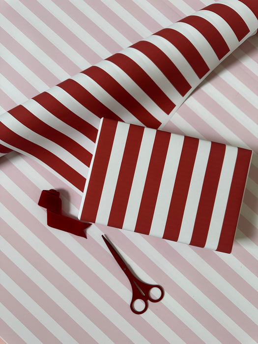 Valentine's Candy Stripe Wrapping Paper