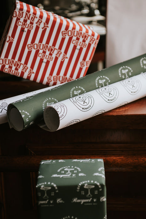 Classic Sporting Club Wrapping Paper Collection