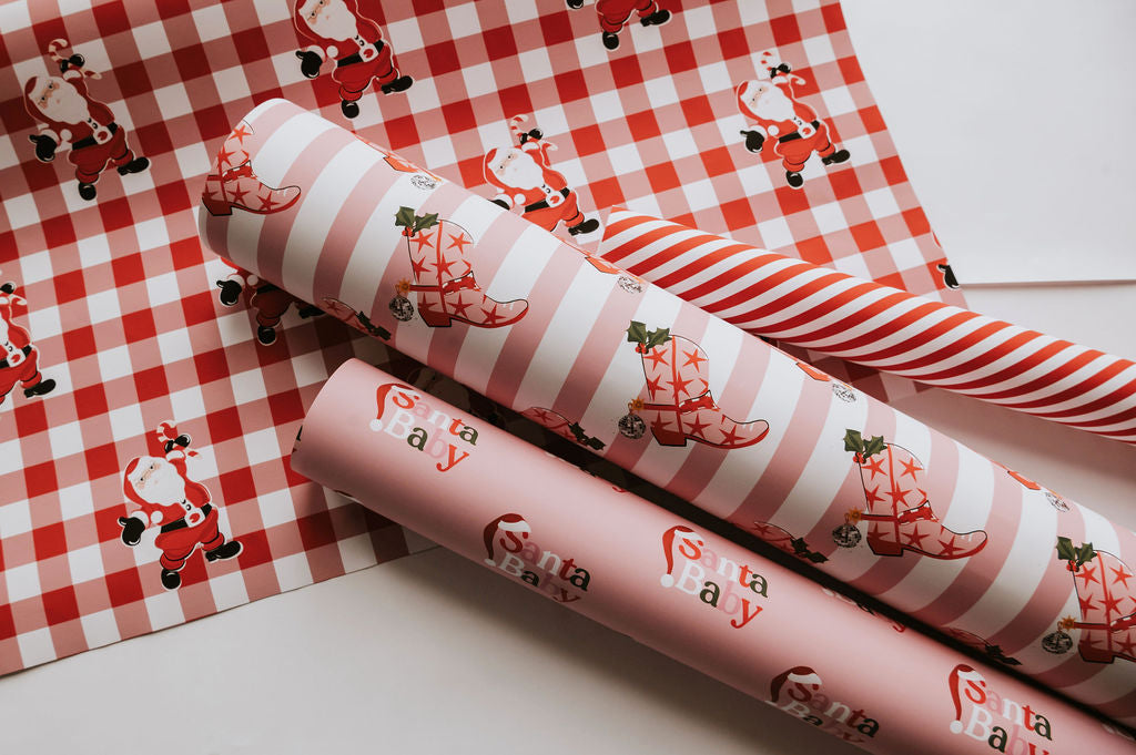 Santa Baby Wrapping Paper