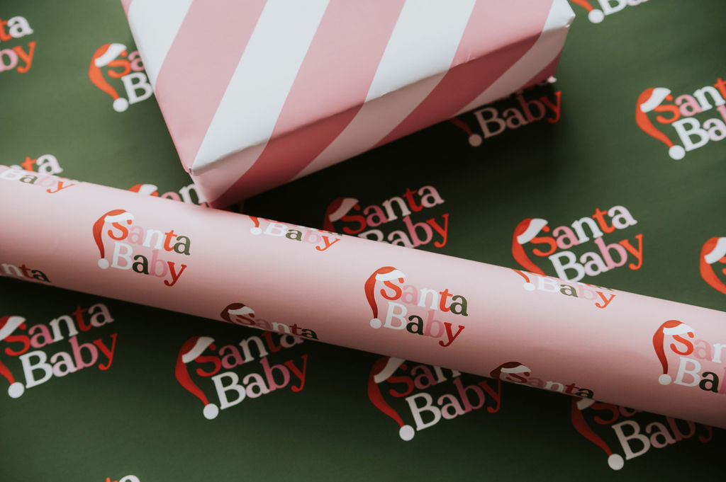 Santa Baby Wrapping Paper