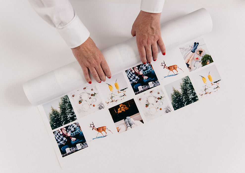 Personalised christmas wrapping paper 