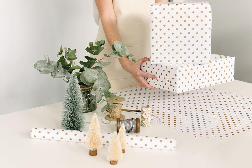 Luxury Polka Dot Wrapping Paper