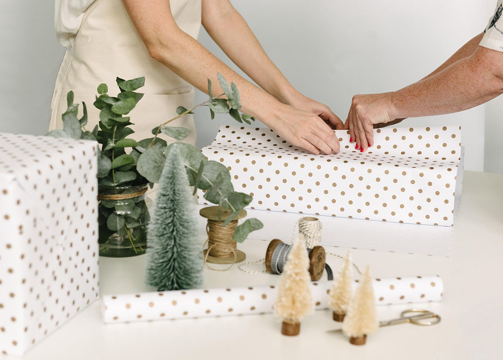 Luxury Polka Dot Wrapping Paper