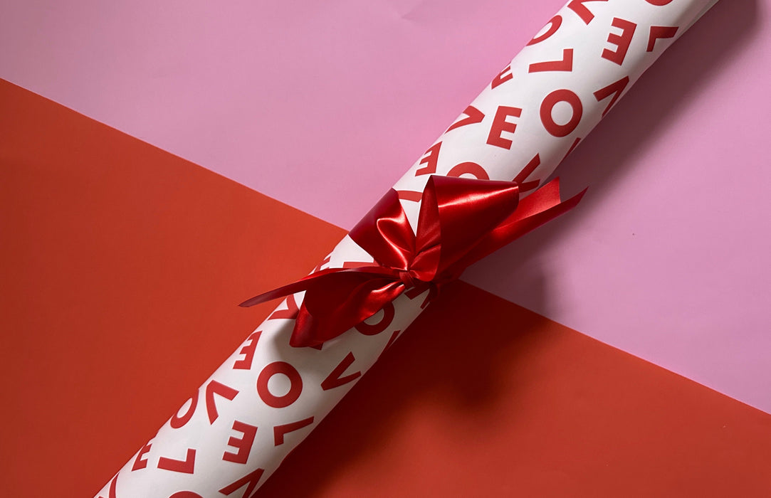 Valentine's Love Print Wrapping Paper