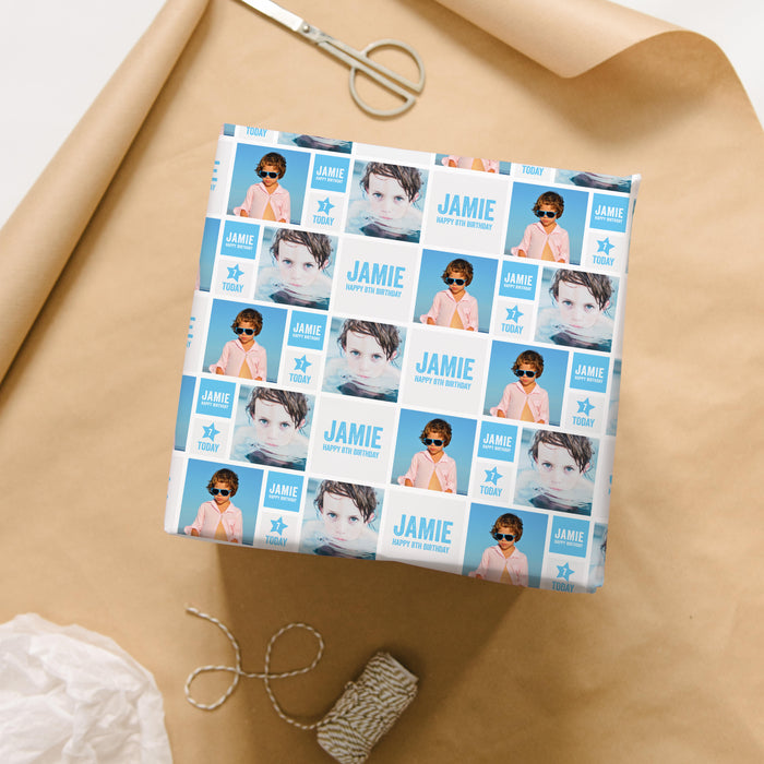 Personalised Photographic Wrapping Paper
