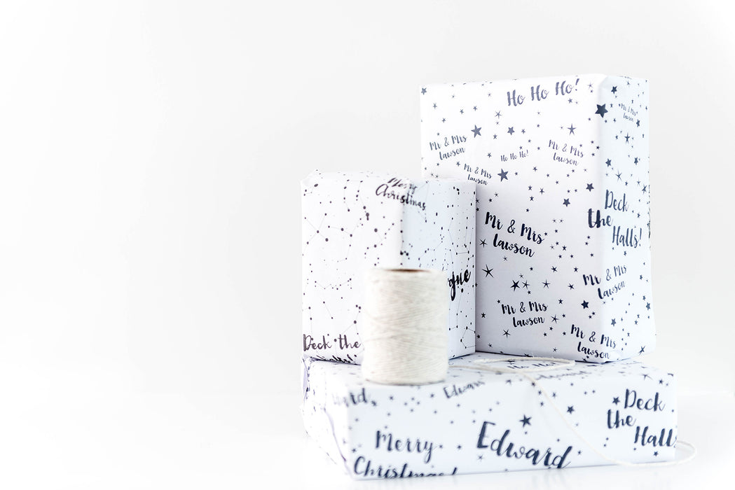 Personalised Wrapping Paper Night Sky