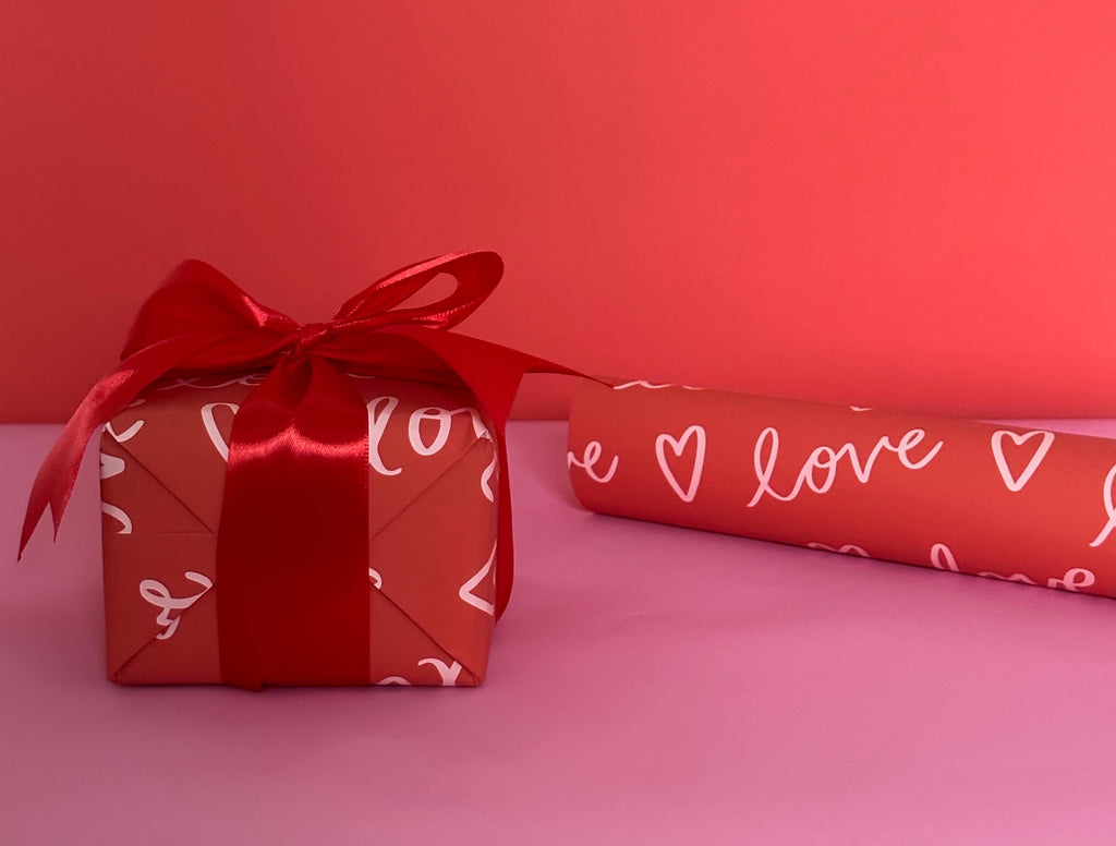 Valentine's Personalised Candy Heart Wrapping Paper– Abigail Warner