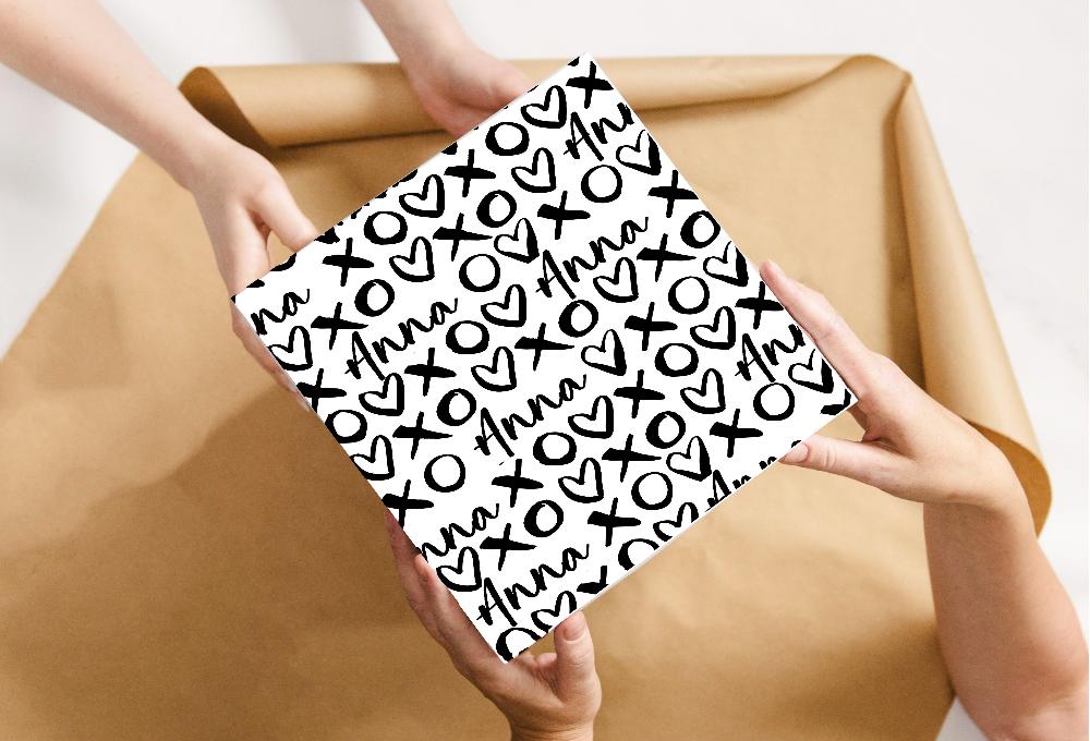 Personalised XOXO Wrapping Paper