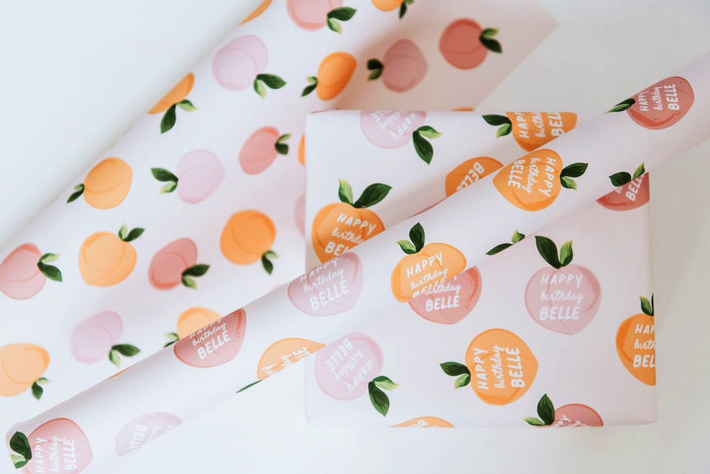 Peach Bellini Wrapping Paper