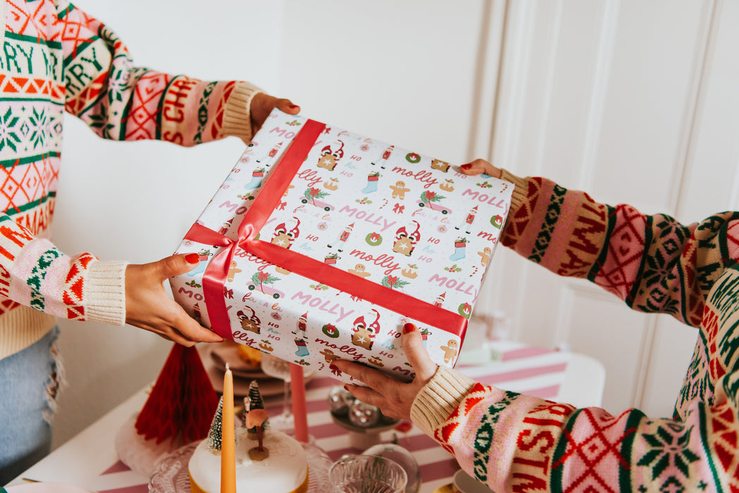 Personalised Christmas Falala Wrapping Paper