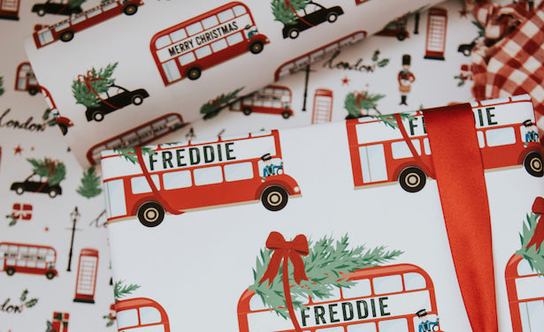 Personalised London Wrapping Paper Collection