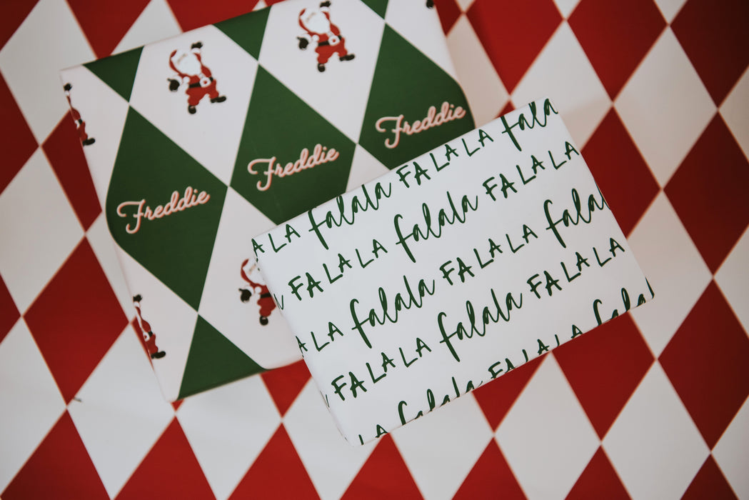 Personalised Santa Christmas Wrapping Paper