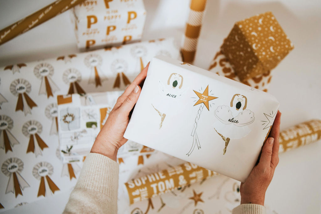 Personalised Angel Wrapping Paper
