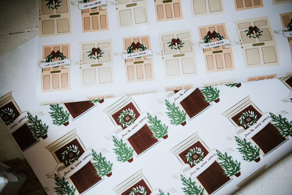 Personalised Berkeley Square Wrapping Paper